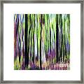 Trees Abstract Framed Print