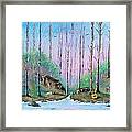 Trees With Cuatro Framed Print