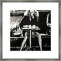 Tribute To Helmut Newton Framed Print