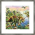 Triceratops 2 Framed Print