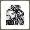 Triton Motorcycle Framed Print