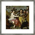 Triumph Of Bacchus, 1628 Oil On Canvas Framed Print