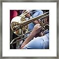 Trombone At Taste Of Spain Framed Print