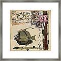 Tropical Fish Collage Framed Print