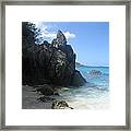 Trunk Bay St. John  Usvi Framed Print