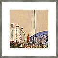 Trylon And Perisphere Worlds Fair 1939 Framed Print