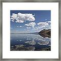Tule Lake In Northern California Framed Print