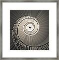Tulip Stairs From Below Framed Print