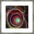 Tunnel Of Lights Framed Print