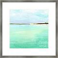Turquoise Caribbean Beach Horizontal Framed Print