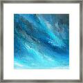 Turquoise Memories - Turquoise Abstract Art Framed Print