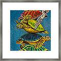 Turtles All The Way Down Framed Print