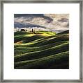 Tuscany Sweet Hills. Framed Print