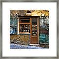 Tuscany Wine Shop Framed Print