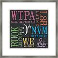 Tween Textspeak 2 Framed Print