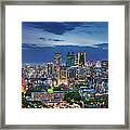 Twilight Tokyo Skyline Framed Print