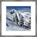 Twin Peaks From Hidden Peak Framed Print