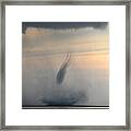 Twisting Waterspout Framed Print
