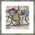 Two Bicycles Framed Print