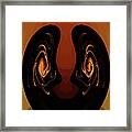 Two Faces Framed Print