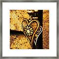 Two Hearts Together Framed Print