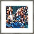 Two In Hand Framed Print