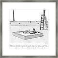 Two Kids Playing In A Sandbox Find An Arm Framed Print