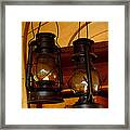 Two Lanterns Framed Print