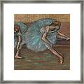 Two Seated Dancers Framed Print