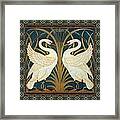 Two Swans Framed Print