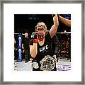 Ufc 170 Rousey V Mcmann Framed Print