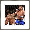 Ufc 183 Woodley V Gastelum Framed Print