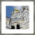 Ukraine, Yalta Exterior Of Saint Framed Print