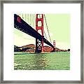 Under The Golden Gate Framed Print