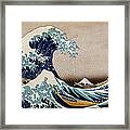 Under The Great Wave Off Kanagawa Framed Print
