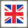 Union Jack Flag Painting Framed Print