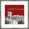 University Of Alabama #2 - Dark Red Framed Print
