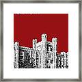 University Of Oklahoma - Dark Red Framed Print