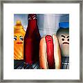 Hot Dog Framed Print