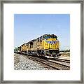 Up 8587 Southbound From Traver Framed Print