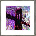 Urban Bridge Framed Print