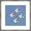 Us Air Force Thunderbirds Framed Print