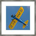 Us Army B75 Biplane Framed Print Us Army B75 Biplane Framed Print
