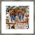 Usa V Japan Final - Fifa Womens World Framed Print