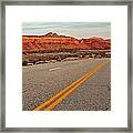 Utah Highway Framed Print