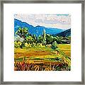 Valle Linda Taos New Mexico Framed Print