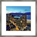 Vancouver Skyline Framed Print