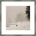 Vancouver Winter Framed Print