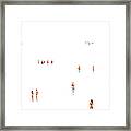 Vanishing Beach Framed Print