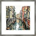 Venetian Canal Vii Framed Print